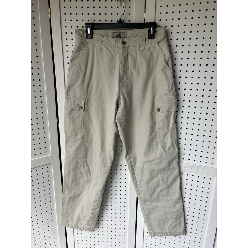 EMS Women's‎ 8 Cotton Khaki Canvas Flannel Lined Cargo Pants Heavy Duty